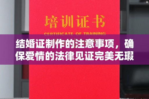 郫县结婚证制作的注意事项，确保爱情的法律见证完美无瑕